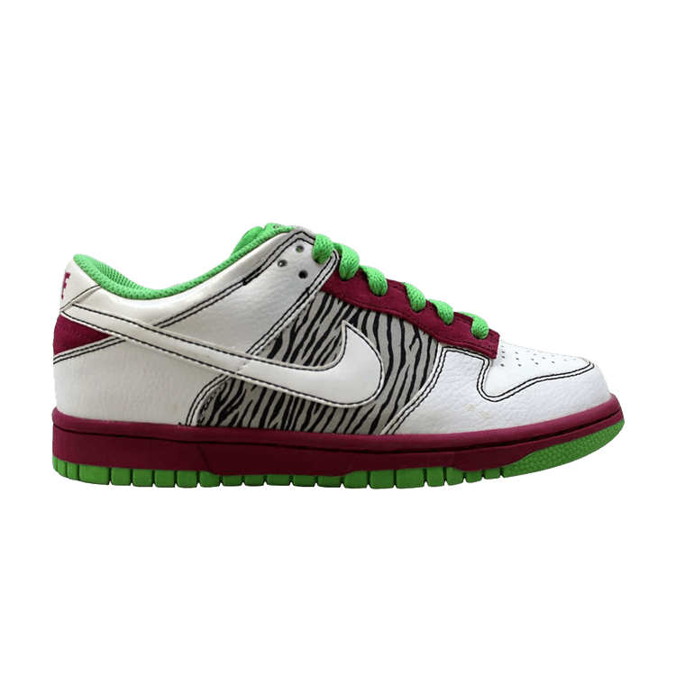 Nike Dunk Low 6.0 Rave Pink/White-Mean Green (Women's)