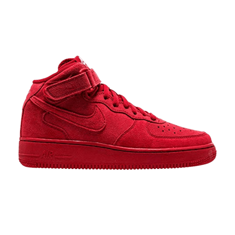 Nike Air Force 1 Mid Red Suede (GS)