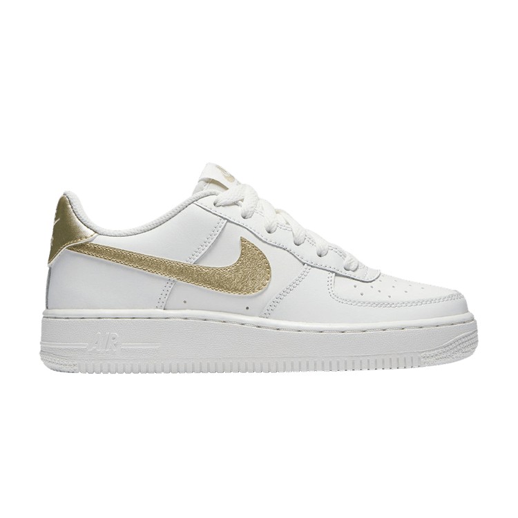 Nike Air Force 1 Low Summit White Metallic Gold (GS)