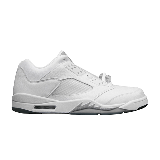 Jordan 5 Retro Low Metallic White (Women's)