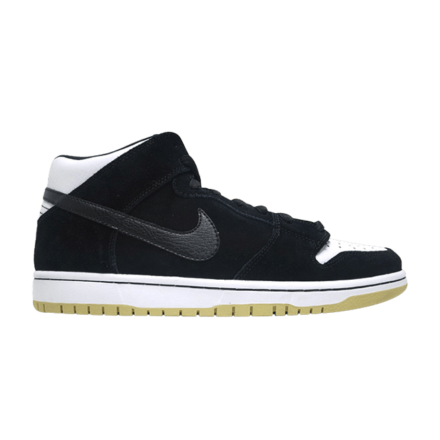 Nike SB Dunk Mid Black White Gum