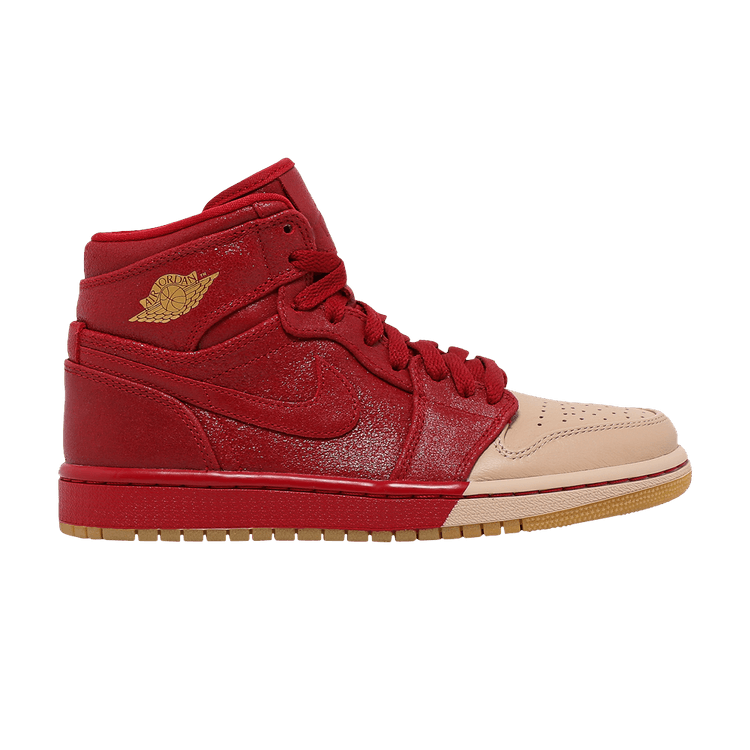 Jordan 1 Retro High Dip-Toe Red (Women's)