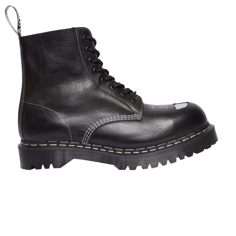 Dr. Martens 1460 Pascal Bex Exposed Steel Toe Lace Up Boots Black