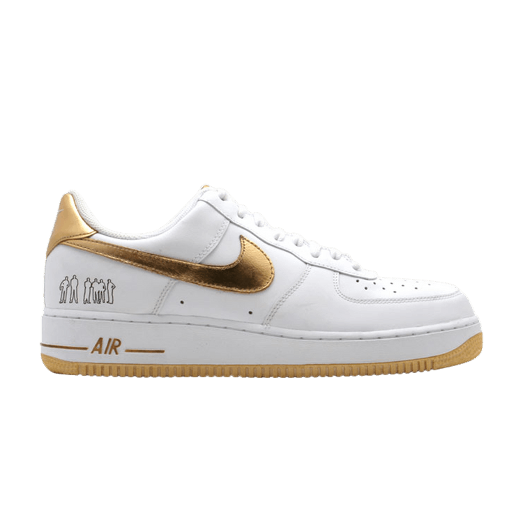 Nike Air Force 1 Low Players White Metallic Gold