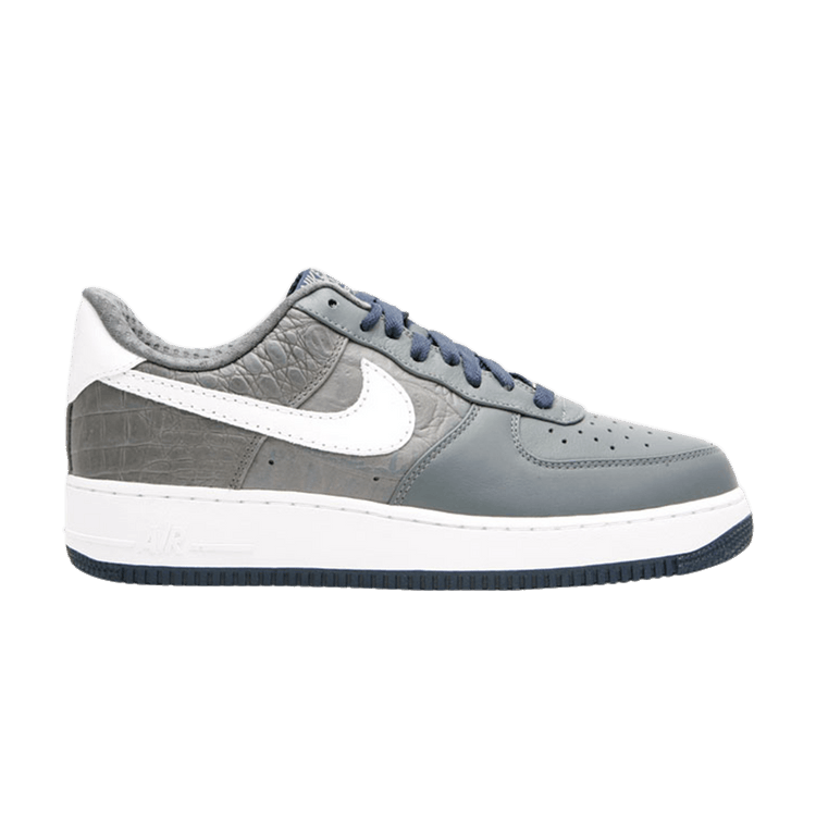 Nike Air Force 1 Low Premium Grey Navy Croc