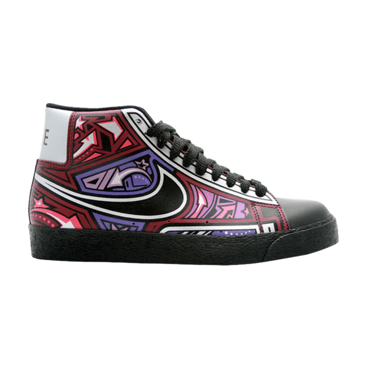 Nike Blazer Hi Cherrywood Illustrated