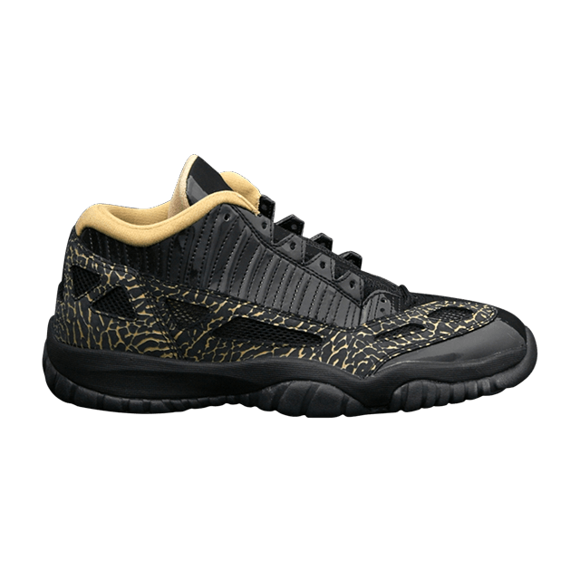 Jordan 11 Retro Low IE Black Metallic Gold (Women's)