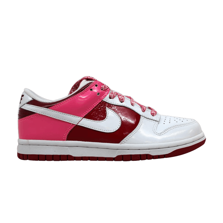 Nike Dunk Low White Varsity Red Team Red (Women's)