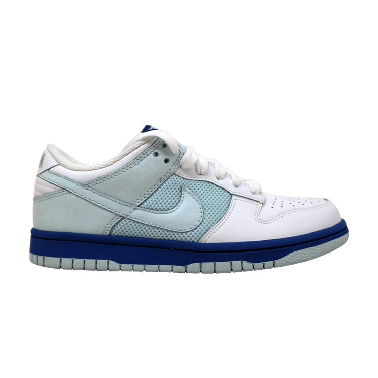 Nike Dunk Low White/Glacier Blue-Varsity Royal (Women's)