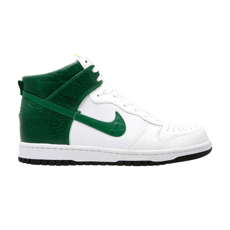 Nike Dunk High Premium White/Pine Green-Varsity Maize