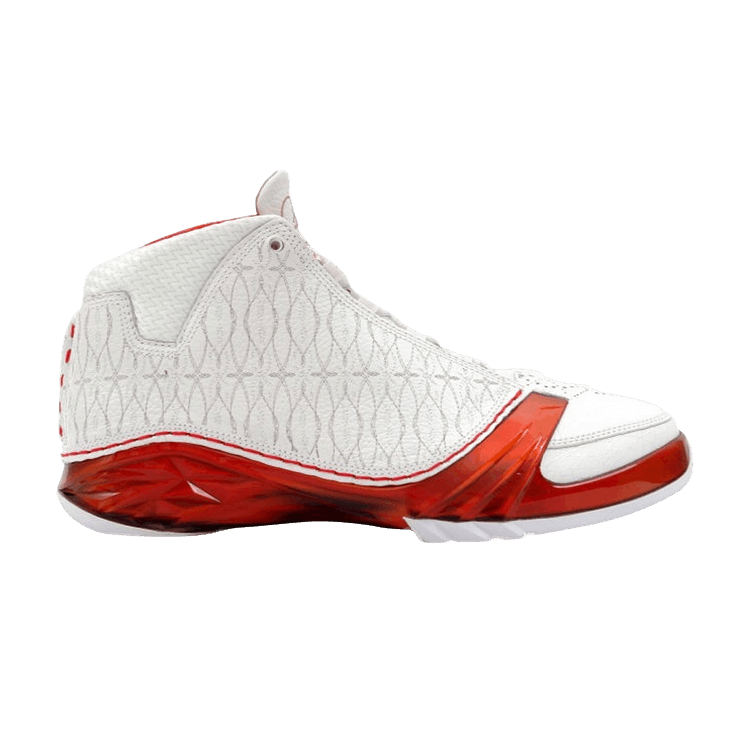 Jordan 23 White Varsity Red