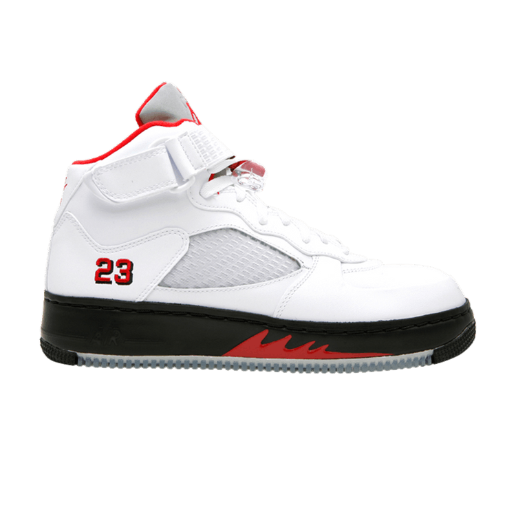 Jordan 5 Fusion Varsity White Red