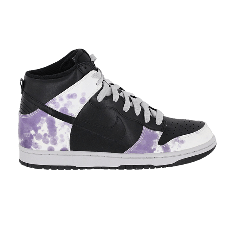 Nike Dunk High Splatter Black White Purple (Women's)