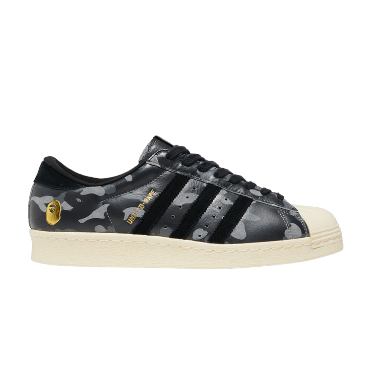 adidas Superstar 80s Undefeated Bape Black Camo