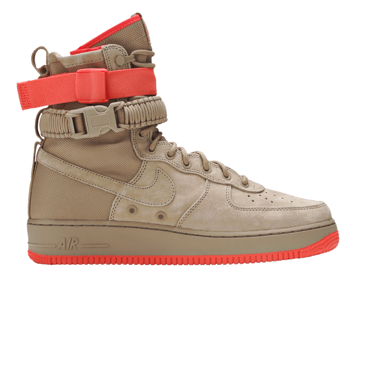 Nike Sf Af1 Khaki Khaki-Rush Coral