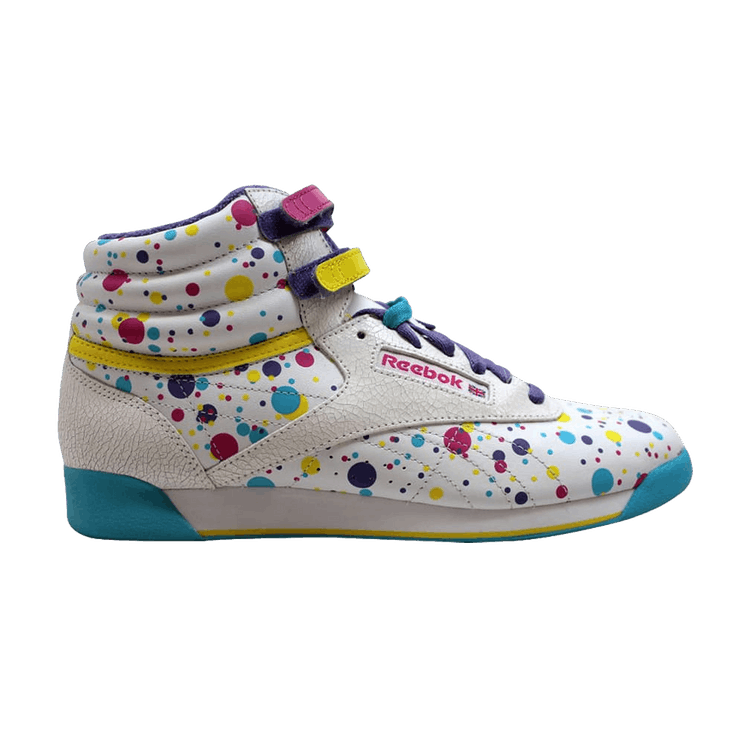 Reebok F/S Hi White/Stratoink-Violet-Pink (Women's)