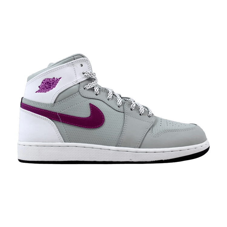 Jordan 1 Retro High Grey Mist Fuchsia Flash (GS)