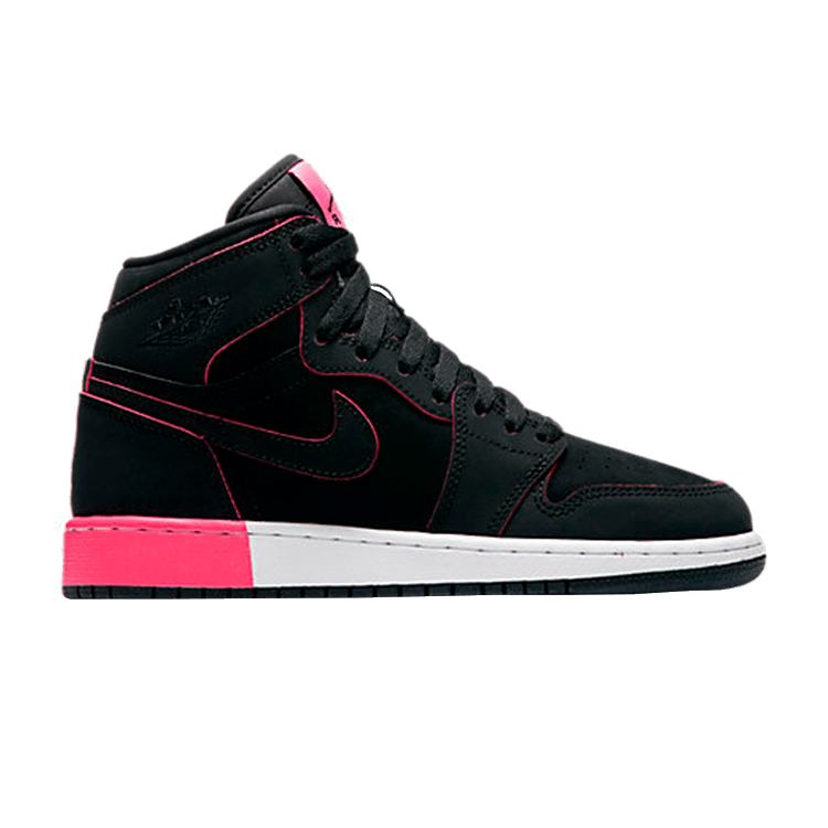 Jordan 1 Retro High Black Hyper Pink White (GS)