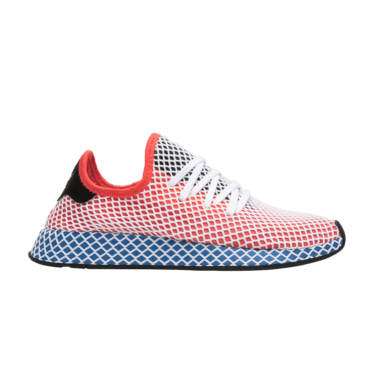 adidas Deerupt Solar Red Bluebird