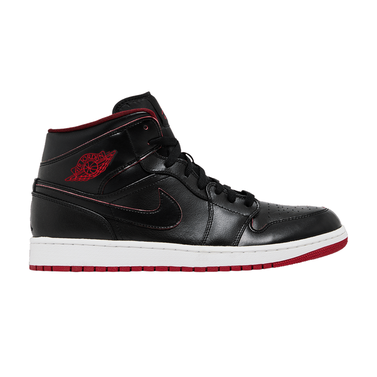 Jordan 1 Retro Mid Black Red White