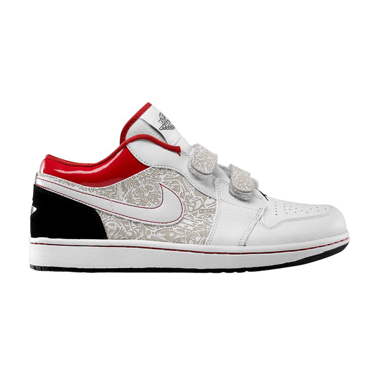 Jordan 1 Retro Low Velcro White Varsity Red