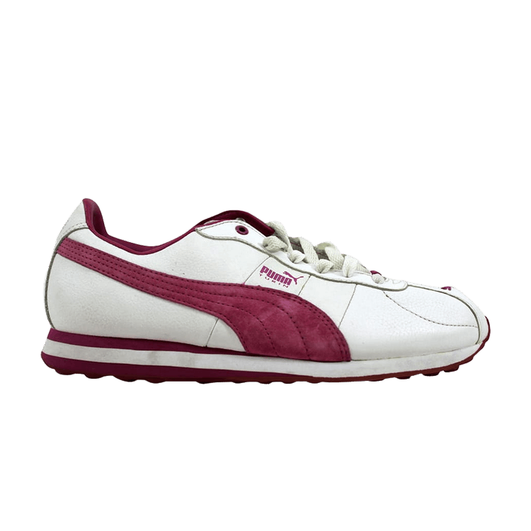 Puma Turin Leather White Festival Fuchsia  (Women's)