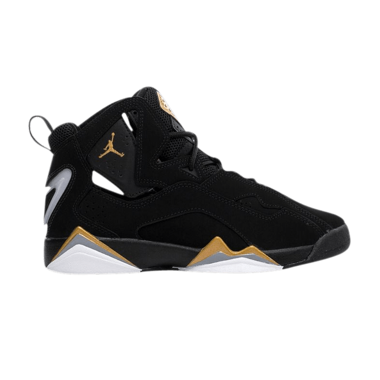 Jordan True Flight Black Metallic Gold (GS)