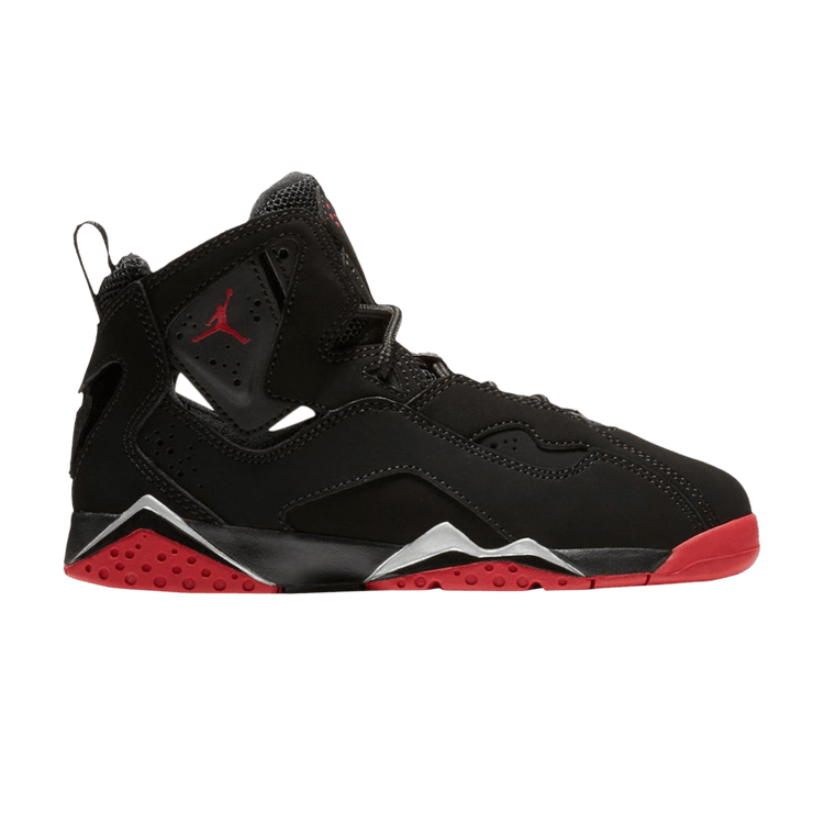 Jordan True Flight Black Gym Red Metallic Silver (PS)