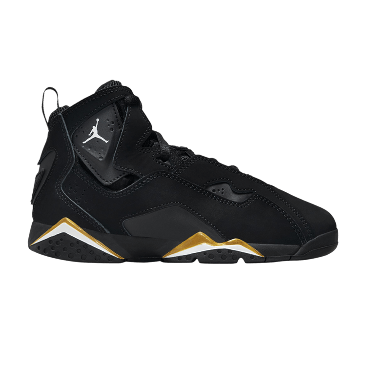 Jordan True Flight Black Metallic Gold White (PS)