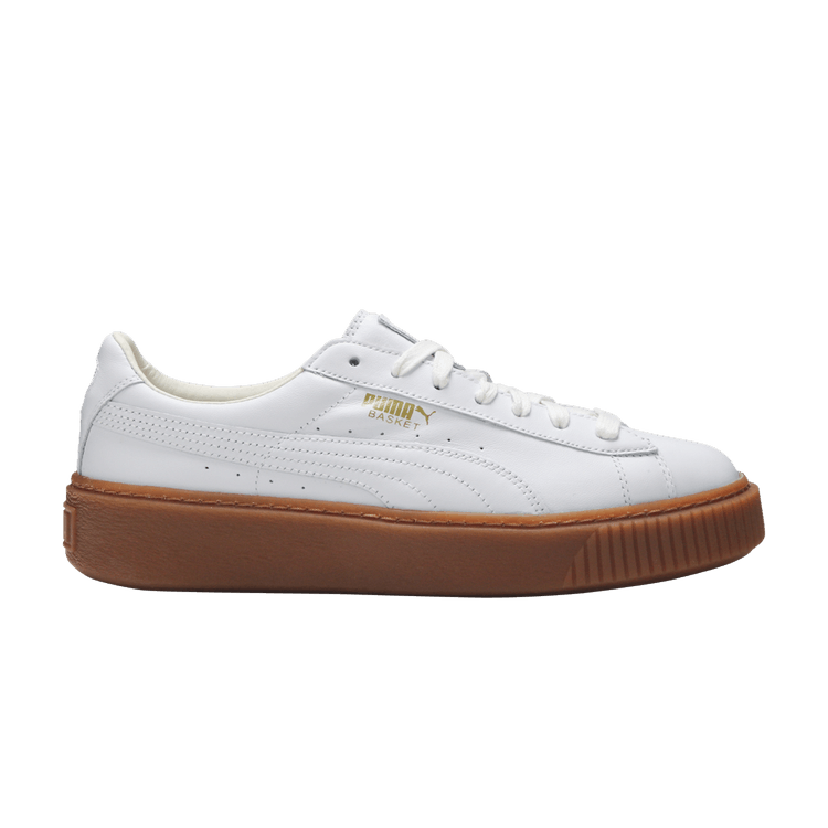 Puma Basket Platform Core Puma White  (Women's)