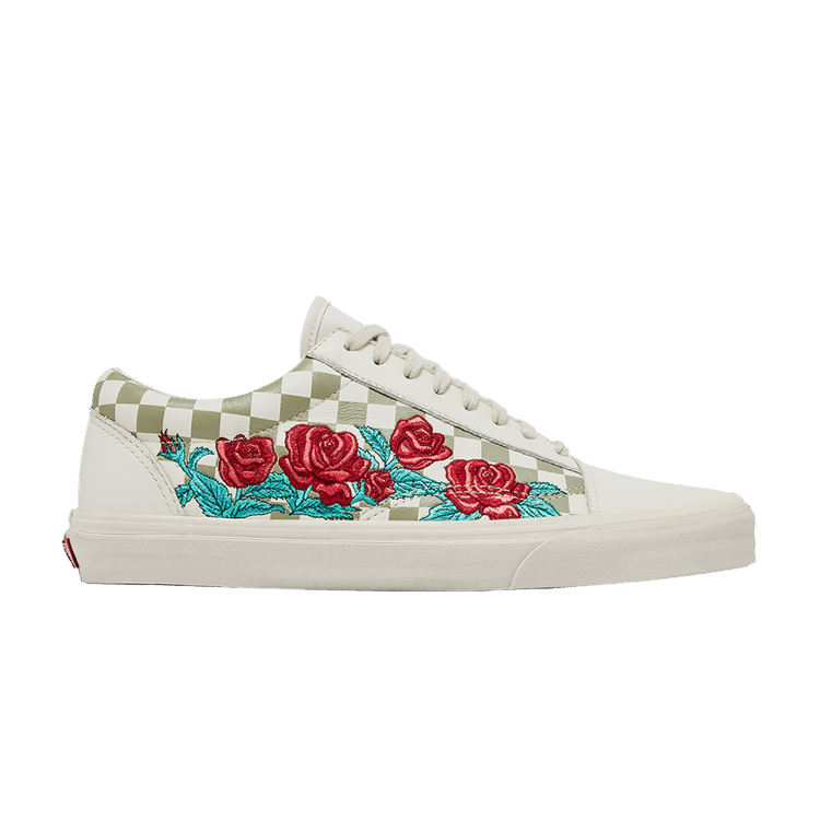 Vans Old Skool Rose Embroidery (White)
