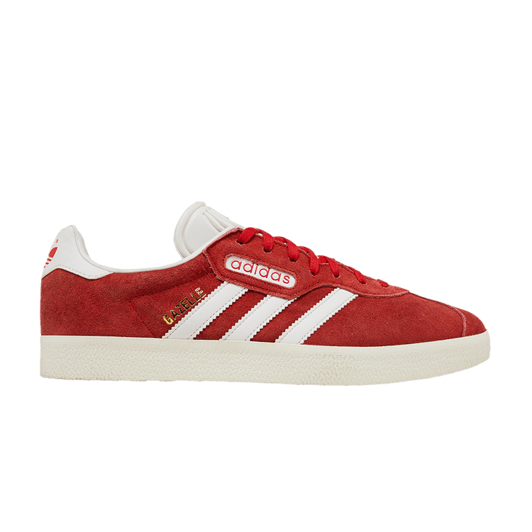 adidas Gazelle Super Red White Gold