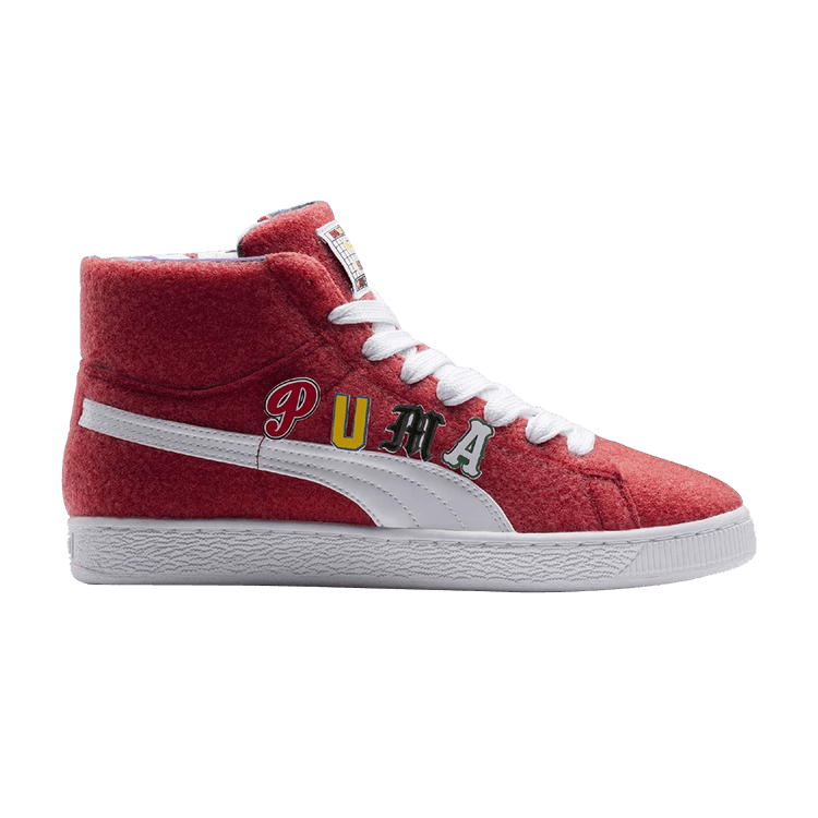 Puma Basket Mid X Dee & Rickey CR Ribbon Red/White