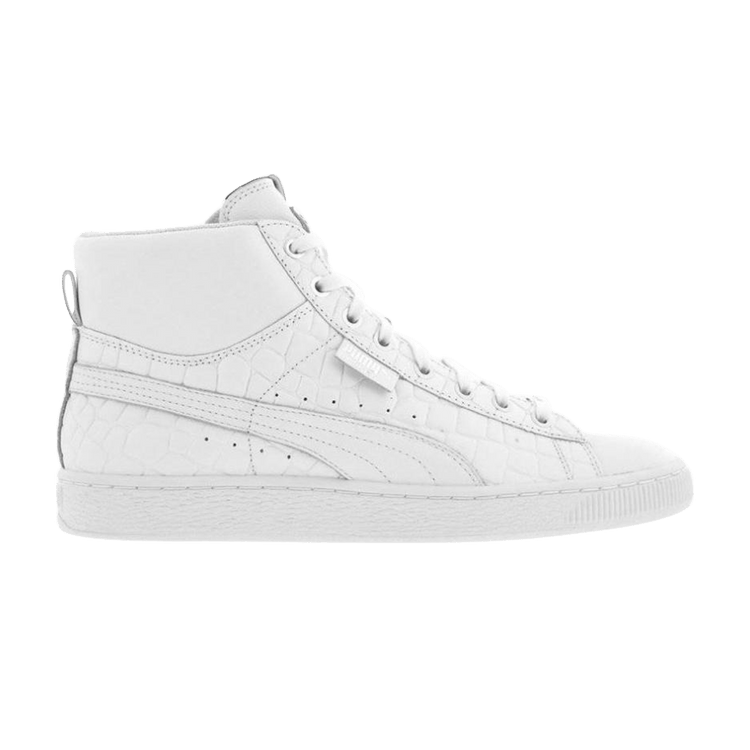 Puma Basket Mid Exotic White  (Women's)