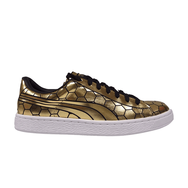 Puma Basket Classic Metallic Gold