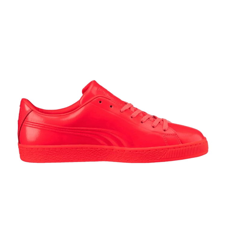 Puma Basket Classic Patent Emboss Red Blast