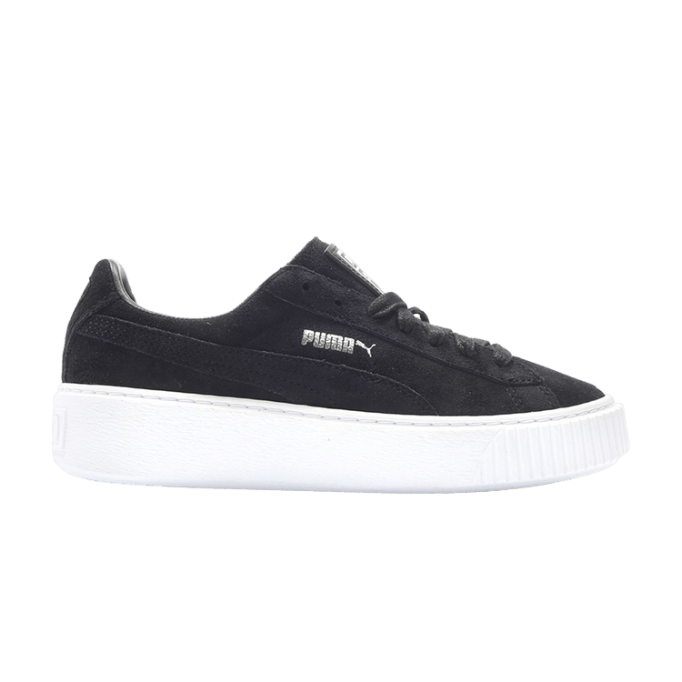 Puma Suede Platform Puma Black  (Women's)