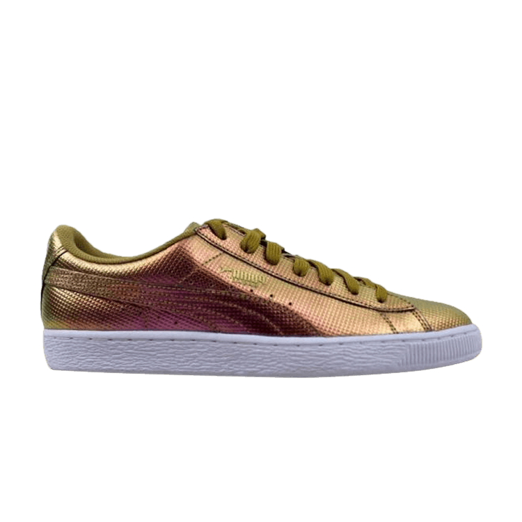 Puma Basket Classic Holographic Gold