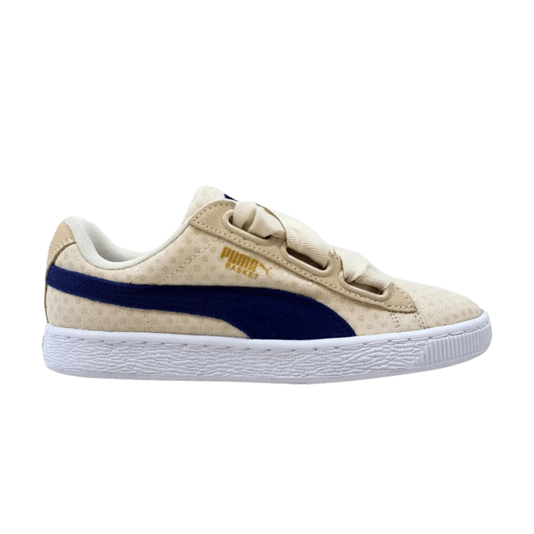 Puma Basket Heart Denim Oatmeal Twilight Blue  (Women's)