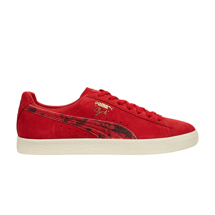 Puma Clyde Packer Shoes Cow Suit Red