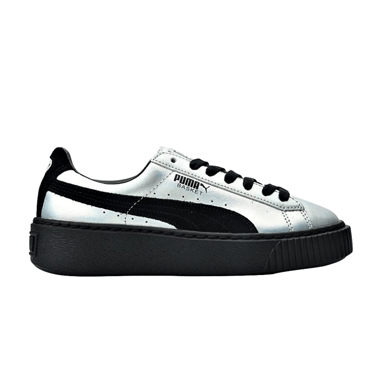 Puma Basket Platform Explosive Puma Black  (Women's)