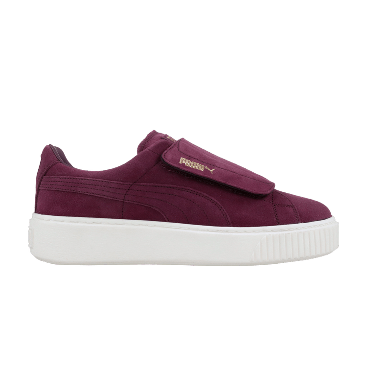 Puma Suede Platform Strap Deep Purple Marshmallow  (Women's)