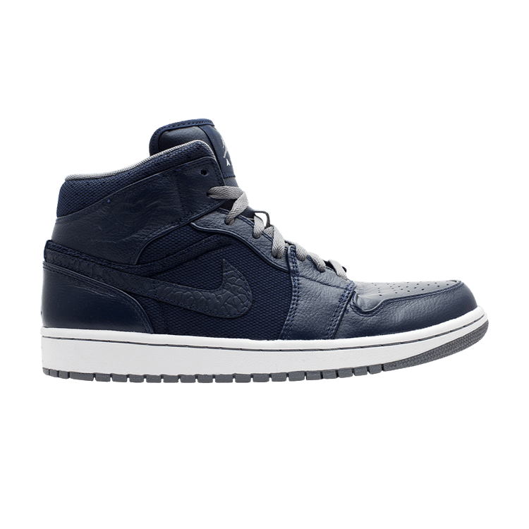 Jordan 1 Phat Mid Obsidian Cool Grey