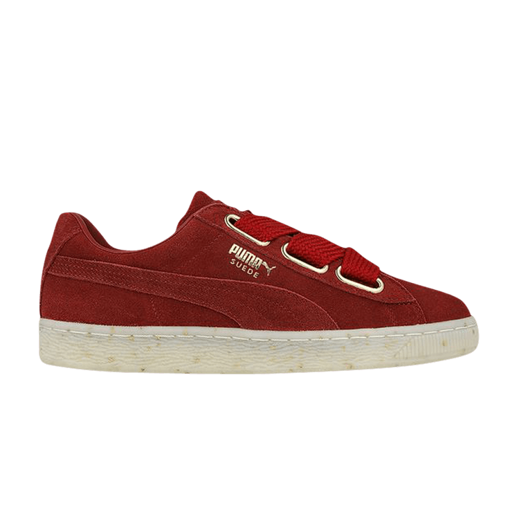 Puma Suede Heart Celebrate Red Dahlia  (Women's)