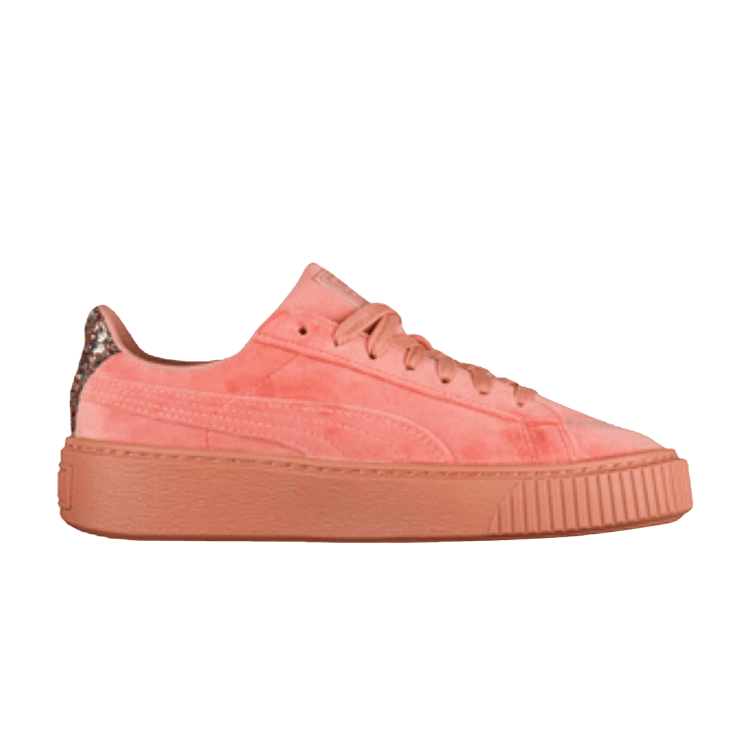 Puma Platform Velvet Crushed Gem Cameo Brown  (Women's)