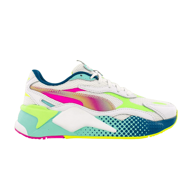 Puma RS-X3 WR White Elektro Green (GS)