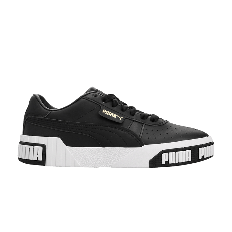 Puma Cali Bold Black Metallic Gold (Women's)