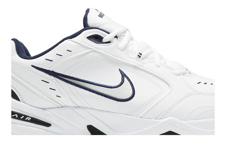 Nike Air Monarch Iv White/Midnight Navy/White/Metallic Silver