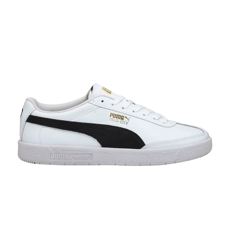 Puma Oslo City White Black Gold