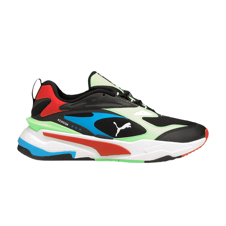 Puma RS-Fast Black Elektro Green (GS)